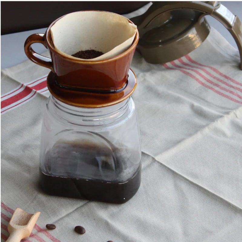 Invisioncorp إبريق ماء مضغوط محكم الإغلاق مع غطاء - 1.4QT (45oz) وعاء مانع للتسرب للمشروبات الساخنة والباردة، الشاي، القهوة، الماء - نحيف، موفر للمساحة، آمن في غسالة الصحون، صنع في اليابان - Image 4